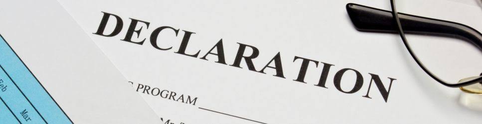 Declaration